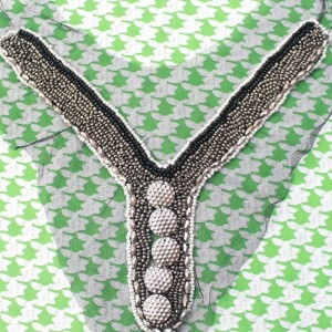 χειροποίητο κρύσταλλο μόδα σχεδιασμό νυφικό δαντέλα, κολάρο λαιμό για φόρεμα φόρεμα V σχήμα beaded κολιέ